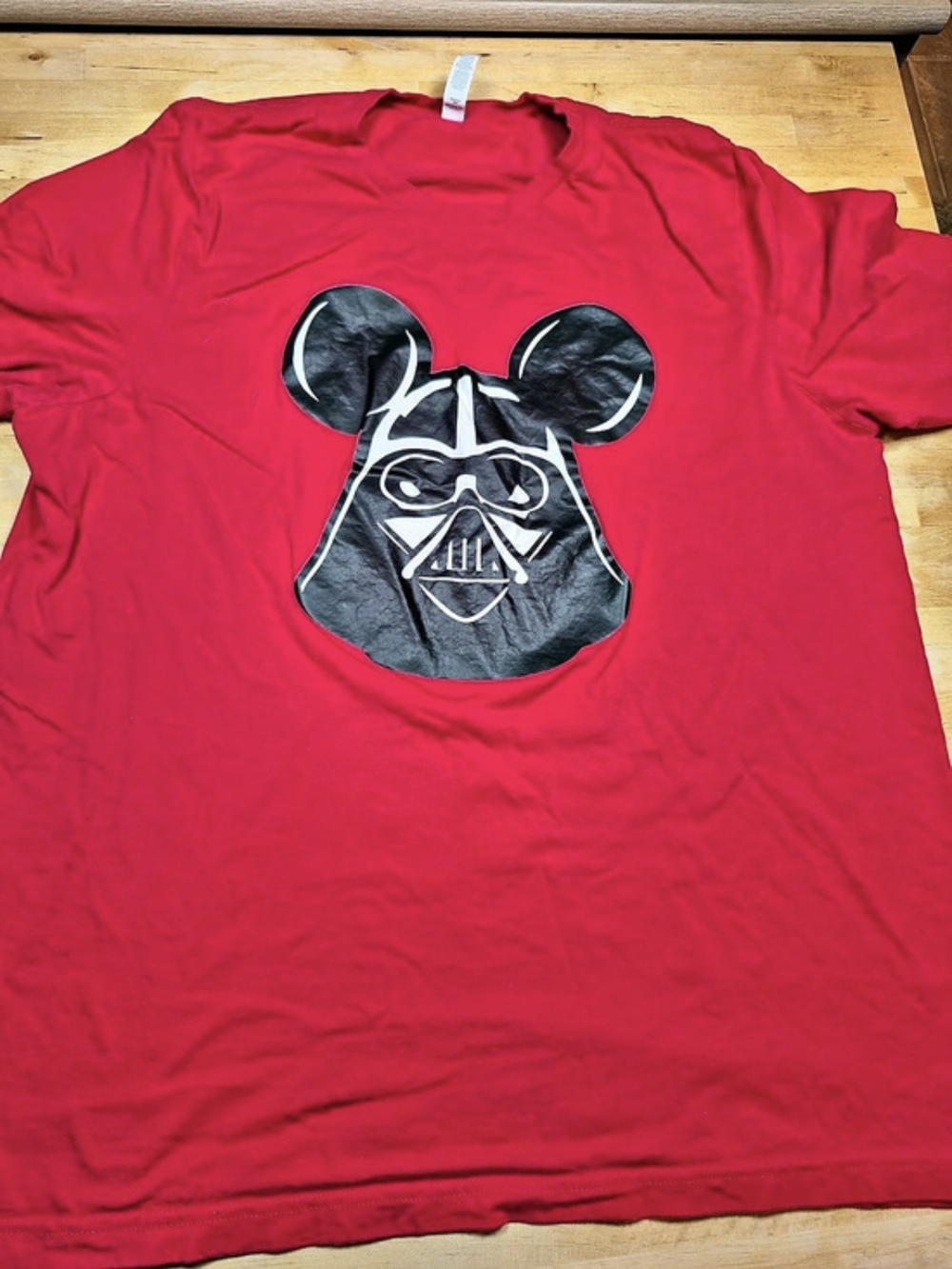 Disney Darth Vader Mickey Mouse graphic tee Graphic Tee Red Mens 2XL